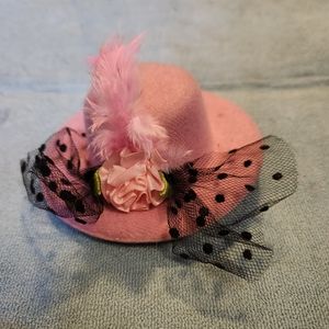 Doll Hat for Dolls 10 to 15 inch tall. Pink